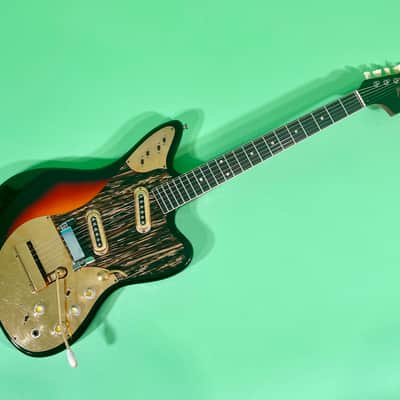 Framus Strato DeLuxe 1965 - 3-Color Sunburst Gold! 100% original image 12