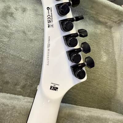 ESP LTD James Hetfield Signature Snakebyte Electric, Snow White with Hardshell Case image 9