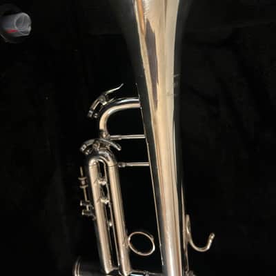 Sonare TRC-800 silver C trumpet with case great shape image 2