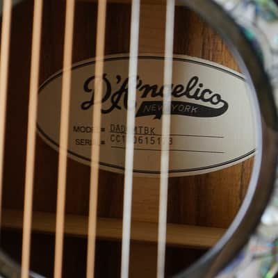 D'Angelico Deluxe Tammany - Grey Burst - Aspen Exclusive image 15