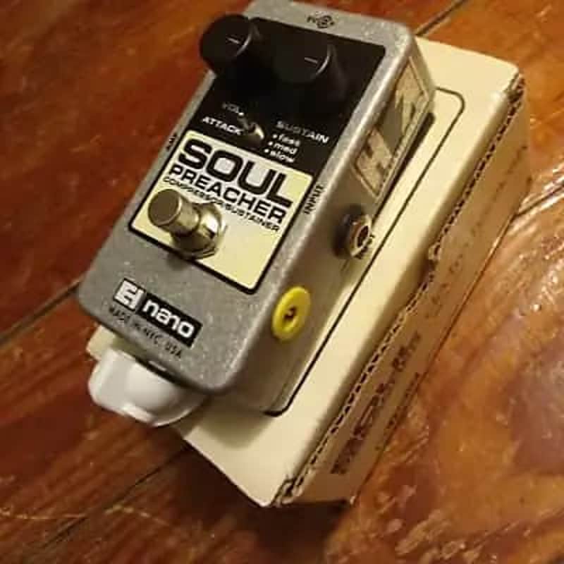 Electro-Harmonix EHX Soul Preacher Nano w/ Voltage Starve Mod RARE BOX MISPRINT image 1