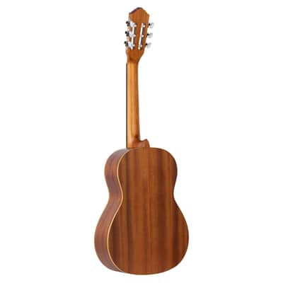 Ortega R121-3/4 Family Series Spruce Top Mahogany Neck 3/4 Size Nylon 6-String Classical Acoustic Guitar w/Gig Bag image 3
