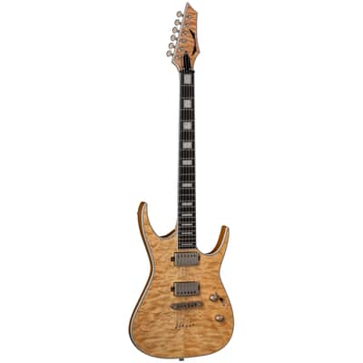 Dean Exile Select 6 String Quilt Top, Satin Natural, EXILE QM SN image 7