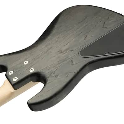 Sadowsky MetroLine 21-Fret Vintage J/J Bass-Swamp Ash Body-4 String-Nirvana Black Transparent Satin image 6