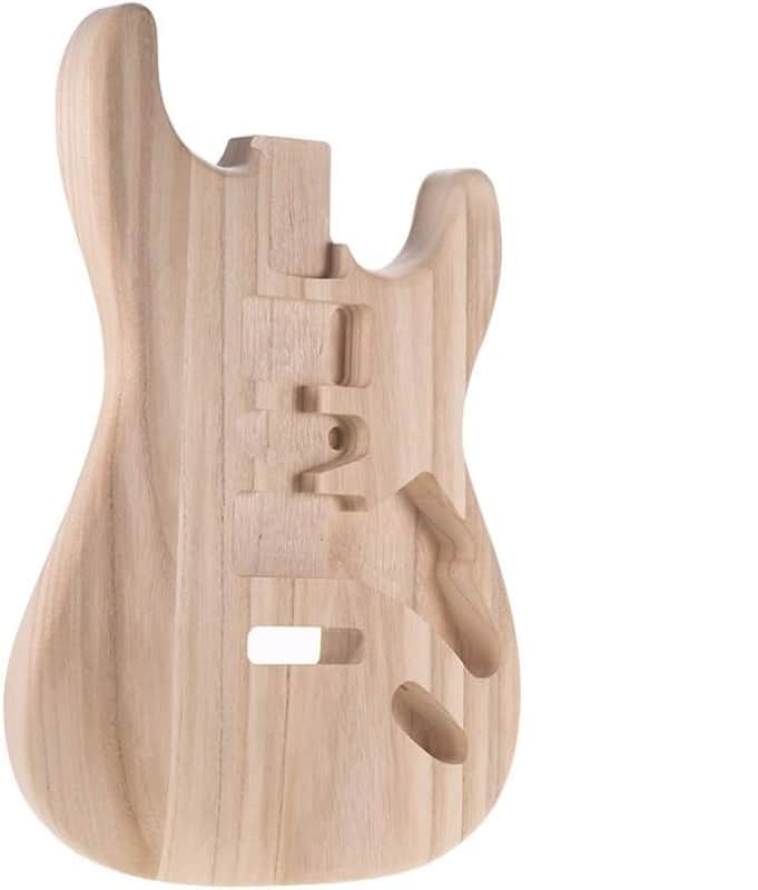 Guitar Body Candlenut Wood Electric Guitar Body Guitar Barrel Replacement Parts image 1