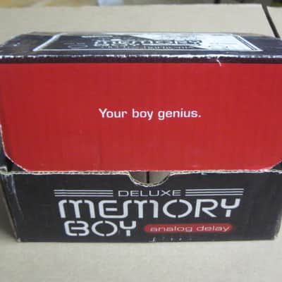 visibly used condition genuine Electro-Harmonix EMPTY CARDBOARD BOX + original Owner's Manual and original Warranty & Registration paperwork ONLY for EXO Deluxe Memory Boy (NO pedal, NO power supply) 2010s- 2020s (specifically from 2013) image 10