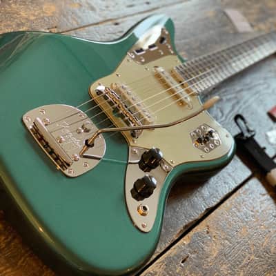 Fender Japan Limited Edition Jaguar FSR Sherwood Green USA Pickups, Alder Body Rosewood Board MIJ image 3