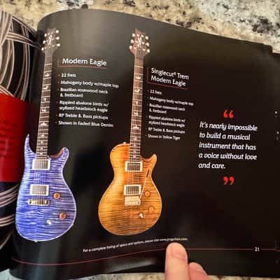 PRS Catalog 2007 Custom Standard 22 24 CE Santana Swamp Ash Special Satin 12 String SC 250 245 Singlecut Soapbar McCarty Hollowbody Spruce I II Dave Navarro Chris Henderson Johnny Hilland Modern Eagle image 15