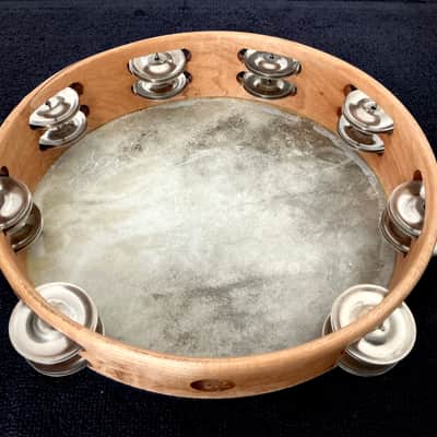 Ludwig Concert Tambourine 10” Double Row Jingles 1960’s (Sound File) image 3