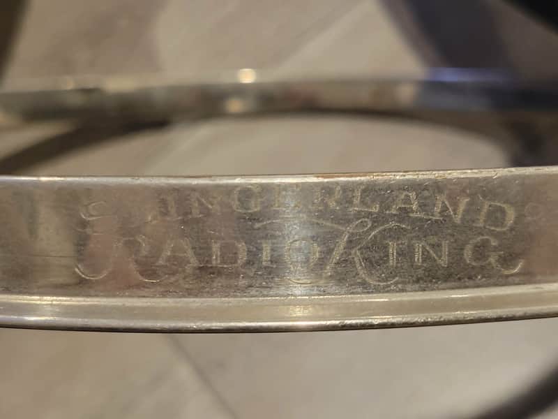 1940's Slingerland Radio King,13" Tom,Nickel Hardware image 1