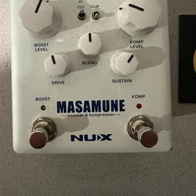 NuX Masamune Booster and Kompressor 2010s - White image 2