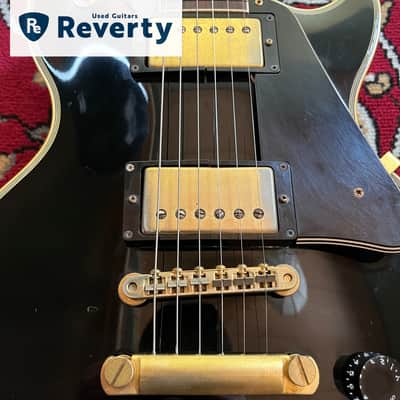 1999 Epiphone Japan LPC-80 Les Paul Custom Ebony MIJ Fujigen JDM Long Tenon image 8