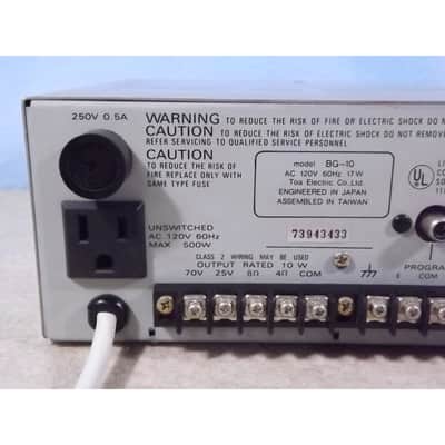 TOA BG-10 Amplifier - 10W PA system image 4