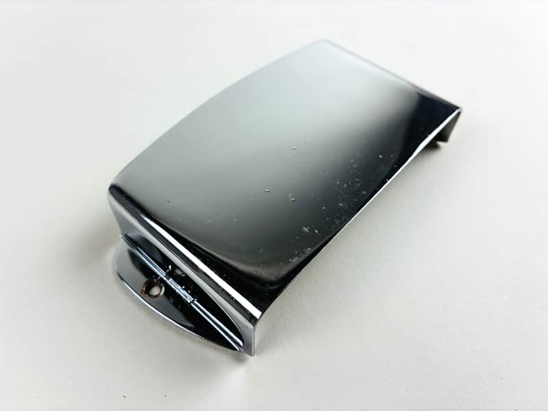 Fender Vintage Precision Bass Bridge Cover "Ashtray" Chrome 1960s–1970s image 1