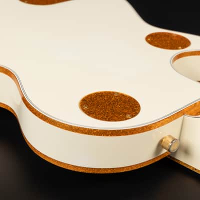 2003 Gretsch G6134 White Penguin - White | Japan Singlecut Dynasonic Pickups Ebony Fretboard w/ Hump Block Feather Motif Inlays First Production Year | OHSC image 16