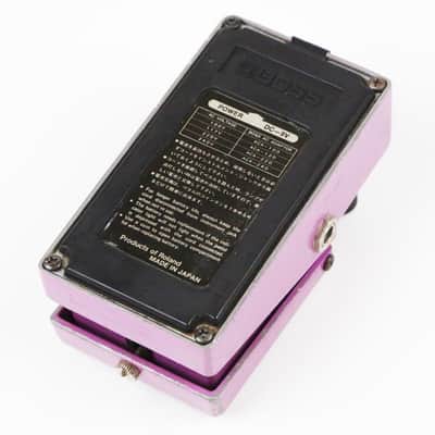 *RARE* (tested) 1980 Vintage Made In Japan Boss BF-2 Flanger Earliest 1st Version Original BBD Bucket Brigade MN3207 Chip & MN3102 Clock Driver & Silver Screw MIJ Black Label Purple in Orig. Box w/ Manual. image 7