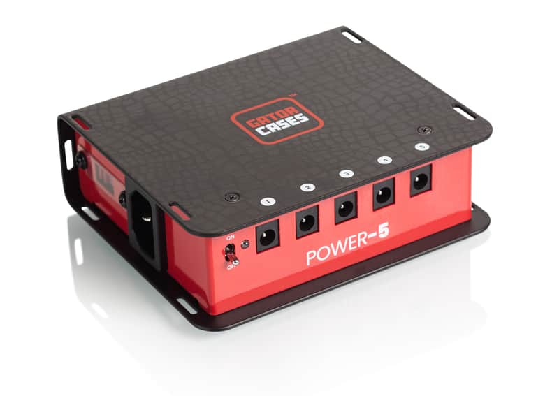 Gator Pedal Board Power Supply with 5 Isolated Outputs GTR-PWR-5 image 1