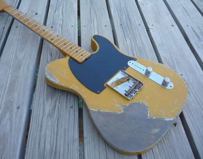 MJT Official Custom Order Aged Nitro Body MK MJT Neck & Hardware by Mark Jenny VTT image 1