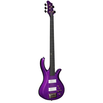 Schecter FreeZesicle-5 Electric Bass, 5-String, Purple, Open Box (Very Good) image 2