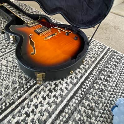 D'Angelico Excel EX-DC Semi-Hollow with Stop-Bar Tailpiece 2010s - Vintage Sunburst image 10
