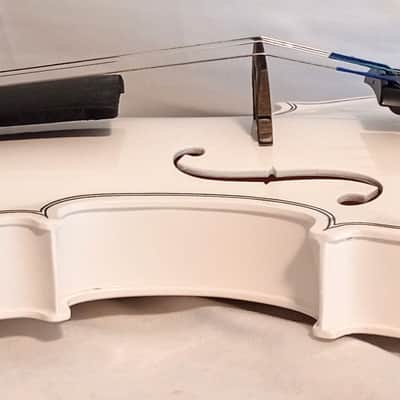UNMARKED CUSTOMIZED 4/4 VIOLIN WITH CASE/BOW/ROSIN/BOOKLET - COOKIES AND CREAM FINISH image 7