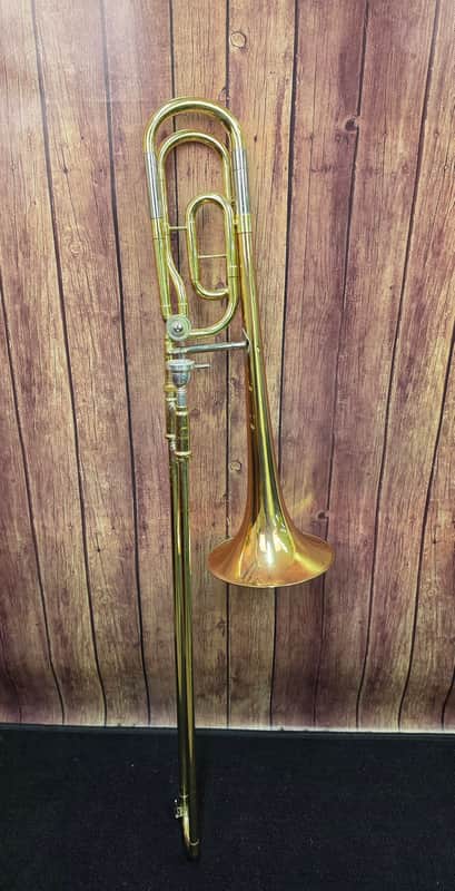 Yamaha YSL-356R intermediate F-Attachment Trombone - Made in Japan - Rose Brass Bell image 1
