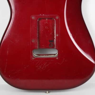 2000 Fender Big Apple Stratocaster BODY Candy Apple Red American USA Made Lightweight 4.2 LBS image 7