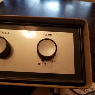 Knight 18-Watt hi-fi amplifier mixer mono tube 83-YX-797 and kit build instructions 1959 - Silver face tan wrinkled paint body image 4