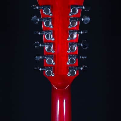 Ibanez AS7312 12-String Electric, Transparent Cherry Red image 9