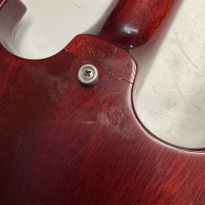Gibson EB-0 1969 - Cherry Standard Headstock image 10