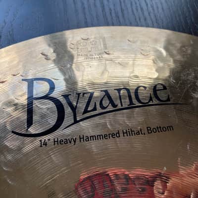 Meinl 14" Byzance Heavy Hammered Hi-Hat Cymbals (Pair) image 4