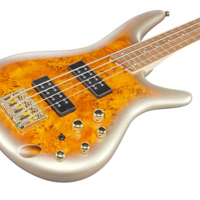 Ibanez SR Standard 4 String Electric Bass - Mars Gold Metallic Burst (SR400EPBDXMGU) image 9