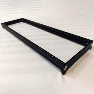 3U 40HP Eurorack Rails Kit with Brackets & Threaded Inserts (Black / Silver) image 7