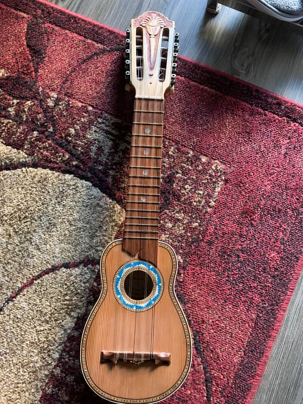 Handmade Armadillo Shell Charango with Ears intact! S. Óscar Fernández Rodríguez Aiquile image 1