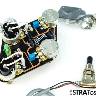 USA Gibson Les Paul Studio Pots Wiring & 3 Way Switch + COIL SPLIT Quick Connect image 2