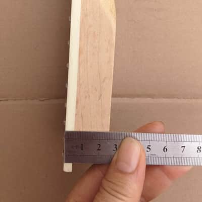 Guitar Neck with Ebony Fingerboard -24 Frets image 7