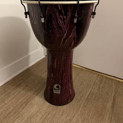 [USED] Toca Freestyle 14-Inch Djembe w/Hiking Gig Bag, Festival Carry image 5