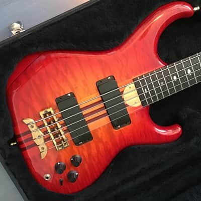 Alembic Elan 5 1991 - Cherry Burst-Wider Comfort Neck image 2