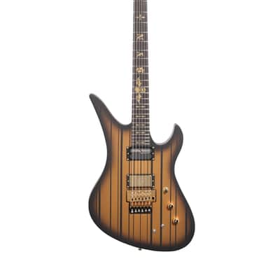 Schecter Synyster Gates Custom S Electric Guitar Satin Goldburst image 2
