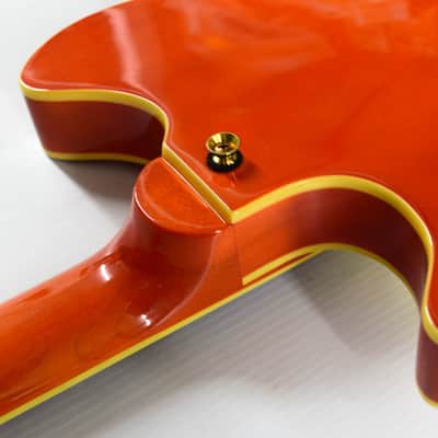 Eastwood Savannah DLX 2000s - Orange Burst Flame Maple image 10