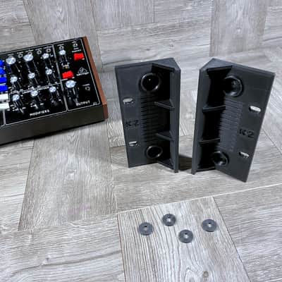BEST Rack Ears for Model D / Cat / Wasp / Solina / Behringer Desktop Synths with Washers - color BLACK 70HP - by KZcraftworks - USA image 10