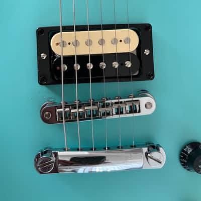 Gibson Les Paul Studio 2013 - Hidden Sea Glass - Teal image 12
