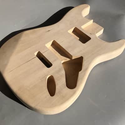 Guitar Body Basswood Wood High Quality Bolt on HH ST Unfinished image 4