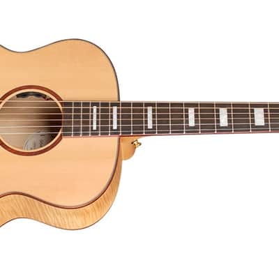 Guild Westerly Jumbo Junior Reserve Maple Natural Travel Electro Acoustic Guitar image 3