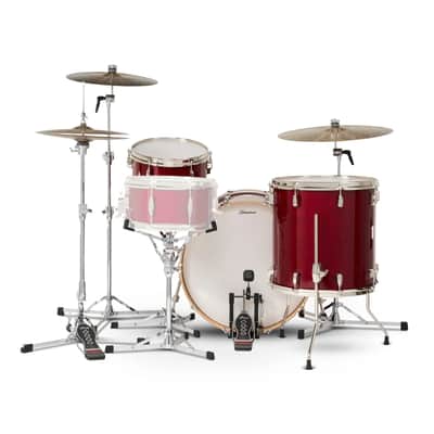 Slingerland Studio King 3pc Drum Set 22/13/16 Royal Crimson image 3