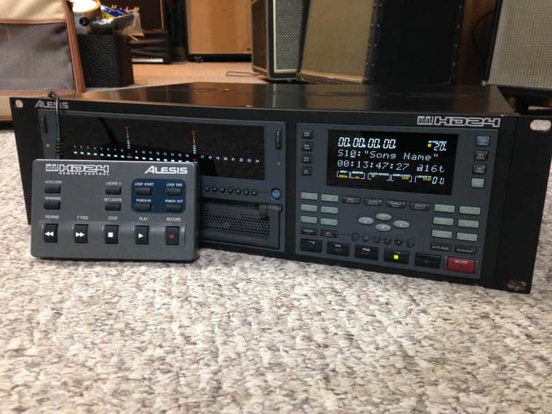 Alesis HD24 ADAT Hard Disk Recorder w/ 2 Hard Drives and Remote Control image 1