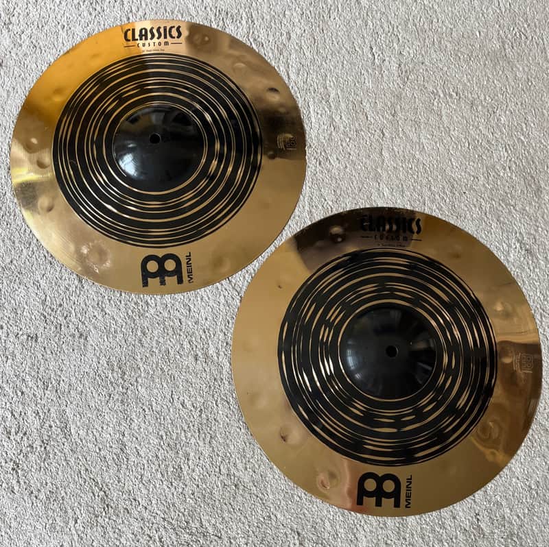 Meinl Classics Custom Dual 14” Hihats Cymbals (Pair) 2021 - Present - Dark / Traditional image 1