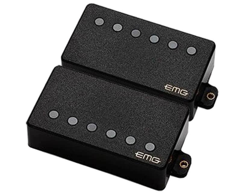 EMG 57/66 Humbucker Active Pickup Set - Black - Open Box image 1