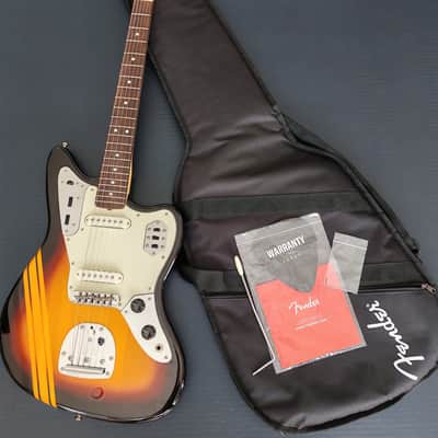 *NEW* 2025 Fender Japan Traditional Collection 60s Jaguar - Serial Number #666 ! Competition 3-Color Sunburst / Aged Natural MIJ image 1