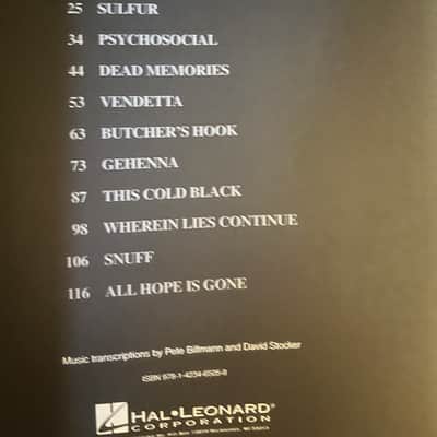 Slipknot - All Hope is Gone - Guitar Tab / Tablature Book image 3